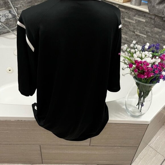 Nike Men's Black Polo with White Accents XL NWOT - Picture 3 of 6